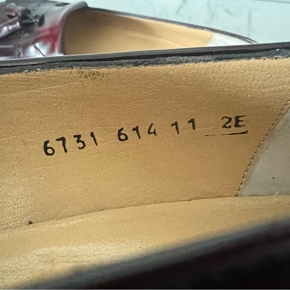 Salvatore Ferragamo Mens Lucas Kiltie Tassel Loafers Size 11 Oxblood Leather - Picture 6 of 9